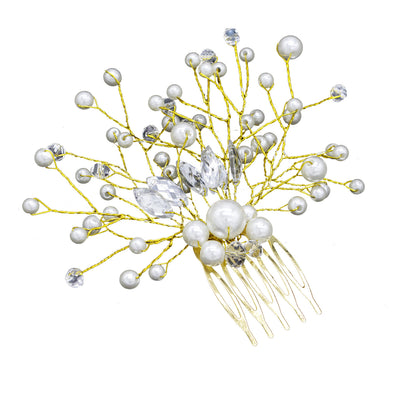 Pearl Bridal Hair Comb Wedding Hair Accessory