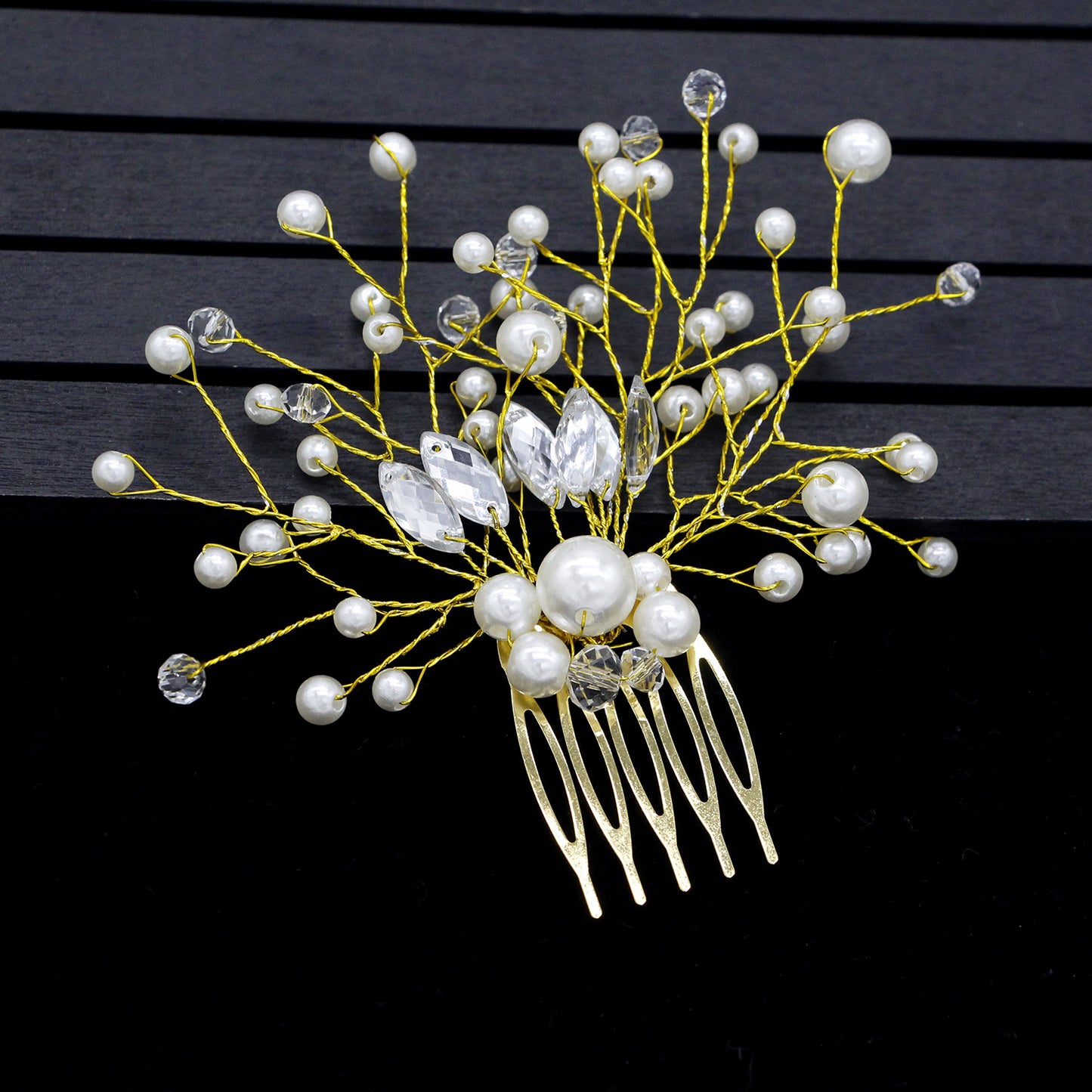 Pearl Bridal Hair Comb Wedding Hair Accessory