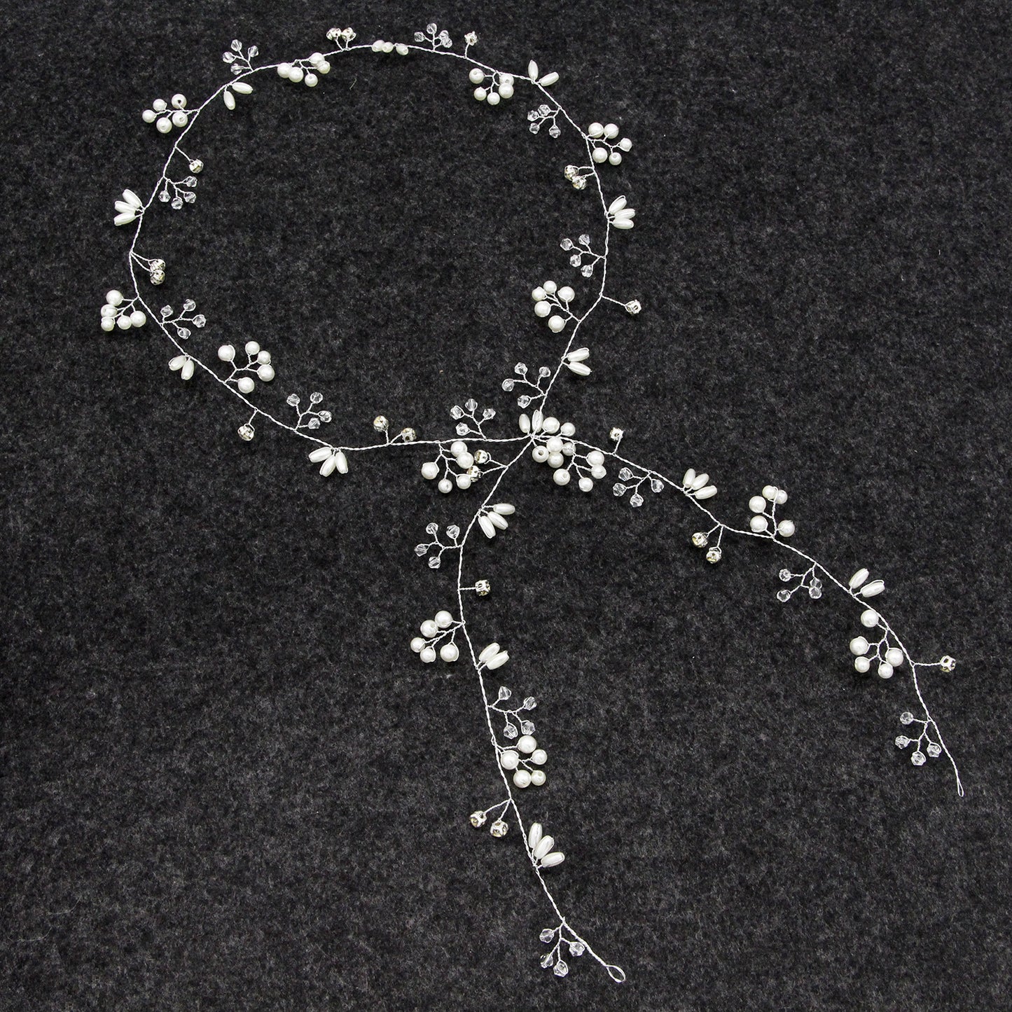Handmade Pearl Headband Wedding Hairpiece
