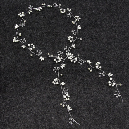 Handmade Pearl Headband Wedding Hairpiece
