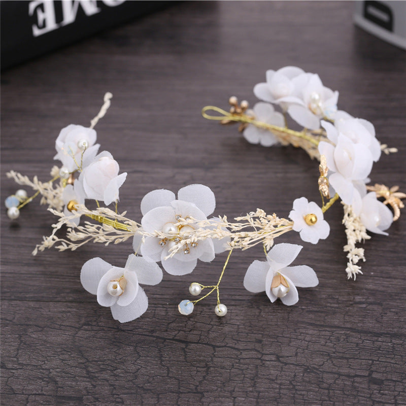 Dried Flower Bridal Flower Crown Hair Accessory
