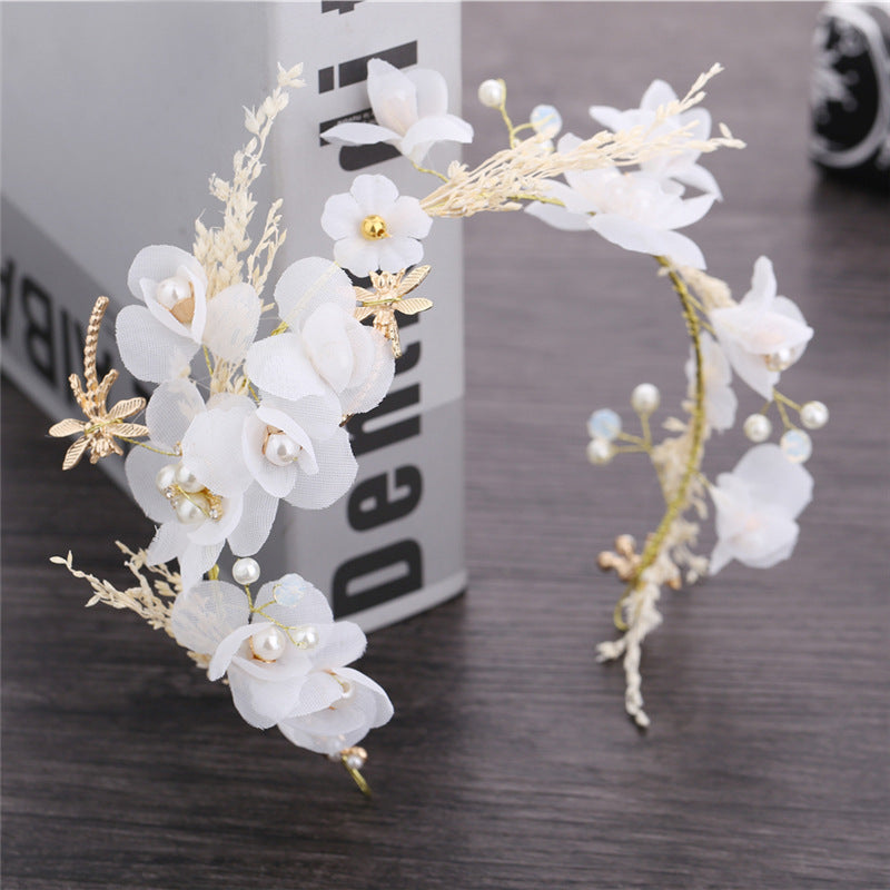 Dried Flower Bridal Flower Crown Hair Accessory