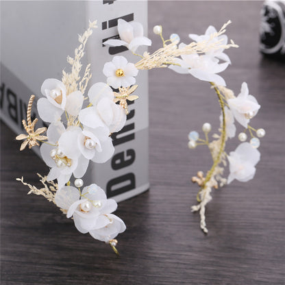 Dried Flower Bridal Flower Crown Hair Accessory