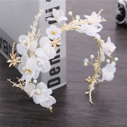 Dried Flower Bridal Flower Crown Hair Accessory