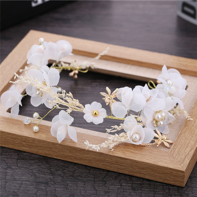 Dried Flower Bridal Flower Crown Hair Accessory