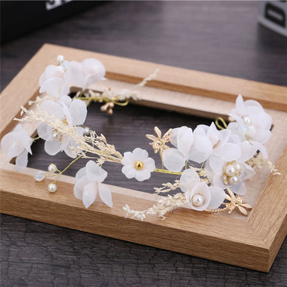 Dried Flower Bridal Flower Crown Hair Accessory