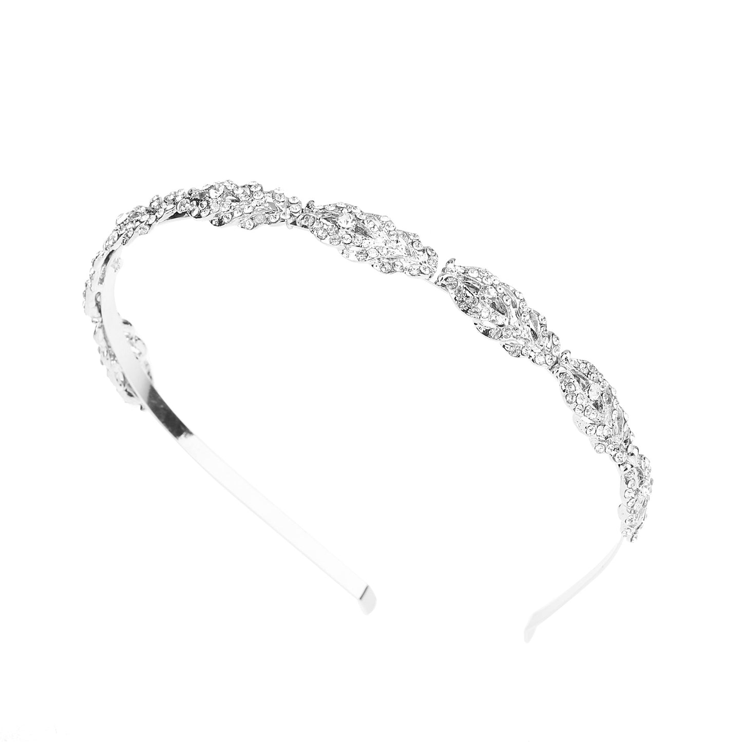 Trendy Rhinestone Crown Headband Fashion Bridal Accessory