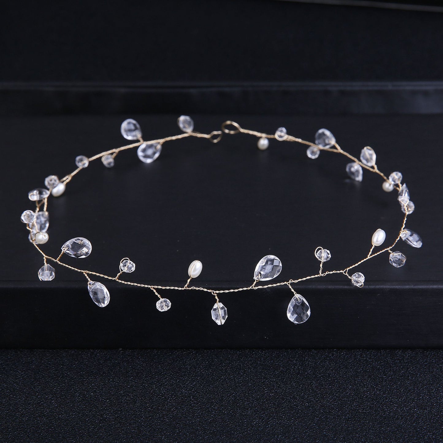 Handmade Pearl Headband Wedding Hairpiece