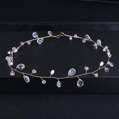 Handmade Pearl Headband Wedding Hairpiece