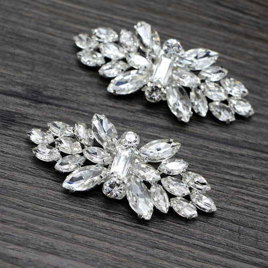 Rhinestone Shoe Buckles Bridal Wedding Accessories