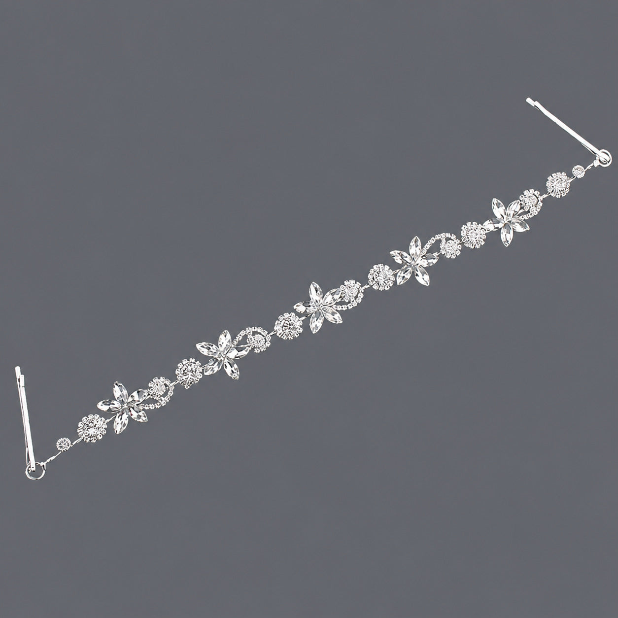 Elegant Floral Hairband with Rhinestones for Any Occasion