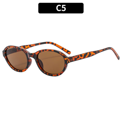 Trendy Oval Sunglasses for Fashionable Casual Wear