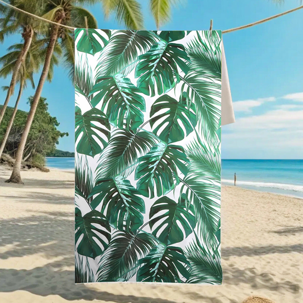 Ultra-Fine Microfiber Beach Towel Quick-Dry Bath Towel