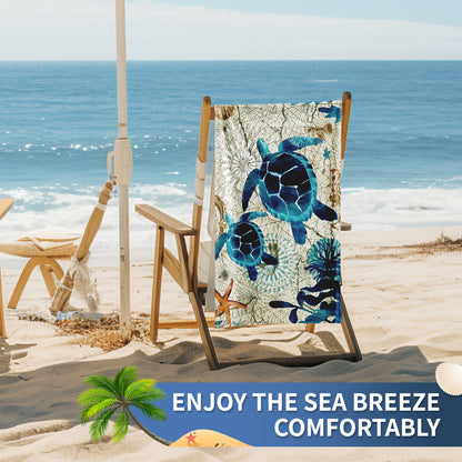Ultra-Fine Microfiber Beach Towel Quick-Dry Bath Towel