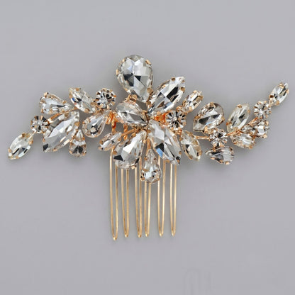 Exquisite Pearl and Crystal Flower Headpiece for Bridal Photoshoots