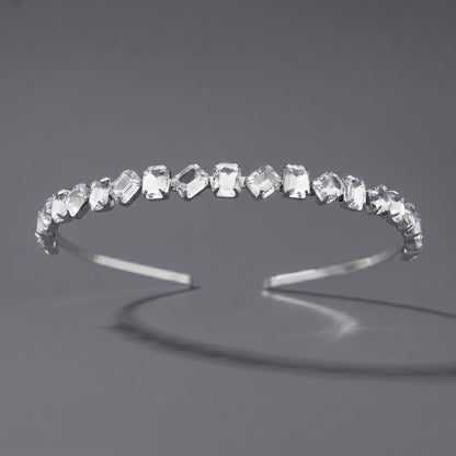 Luxury Rhinestone Princess Crown Headpiece for Birthdays and Weddings