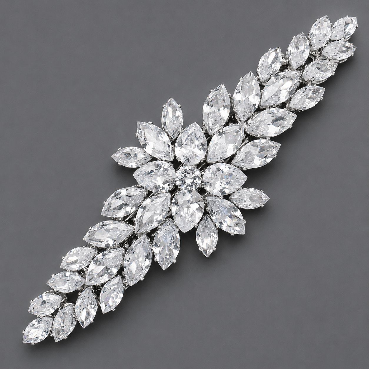 Elegant Zirconia Hair Clips for Everyday Style