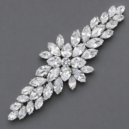 Elegant Zirconia Hair Clips for Everyday Style