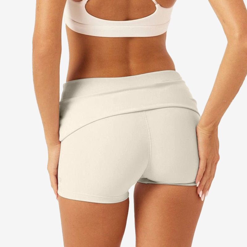 High-Waisted Yoga Shorts for Women with Butt Lifting Design