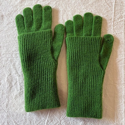 Women's Removable Touchscreen Wool-Blend Fingerless Gloves