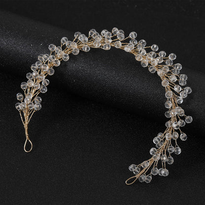 Crystal Pearl Wedding Headband Hair Accessory