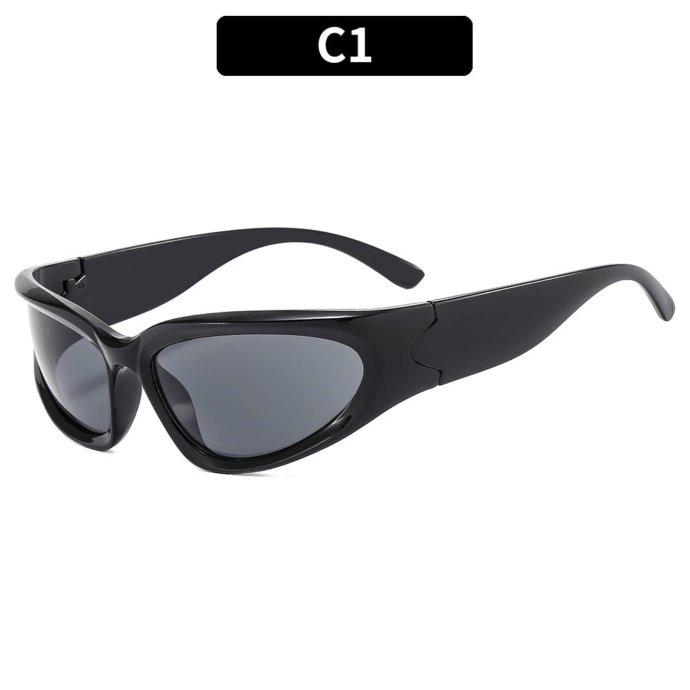 Y2K Style Oval Sunglasses with UV400 Protection