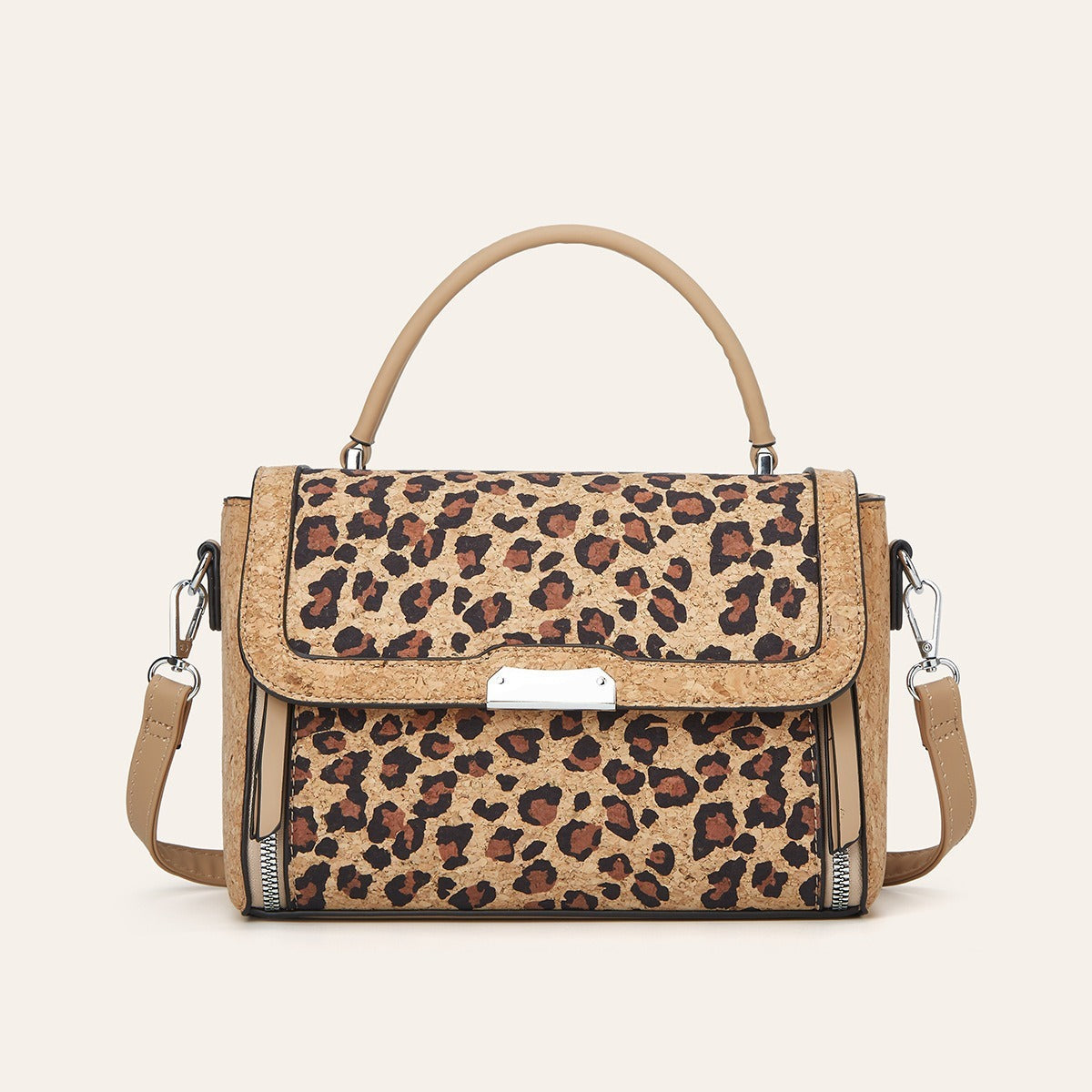 Cork Printed Trendy Small Tote Bag Casual Shoulder Bag