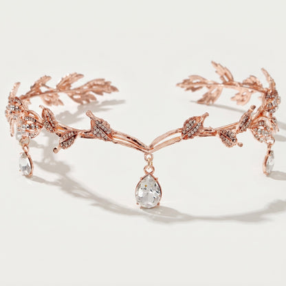 Crystal Crown Headband for Weddings and Parties