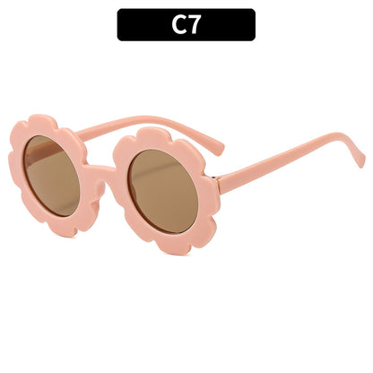 Colorful Kids' Classic Sunflower Sunglasses UV Protection