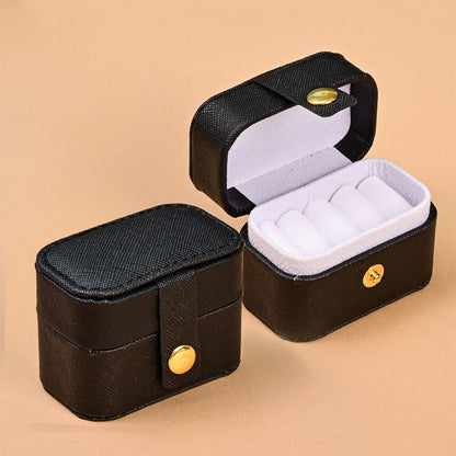 Mini Jewelry Ring Box Portable Travel Organizer