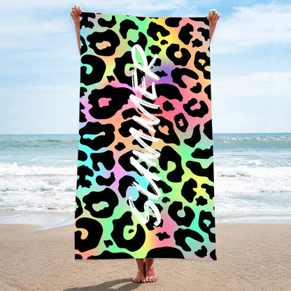 Customized Microfiber Beach Towel with Digital Print