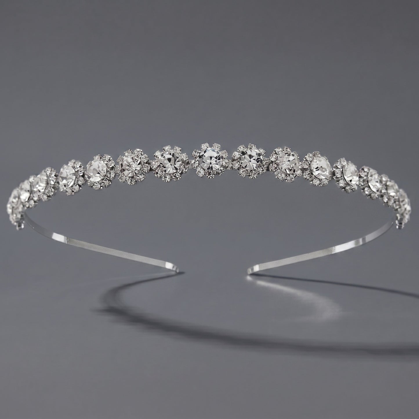 Luxury Rhinestone Princess Crown Headpiece for Birthdays and Weddings