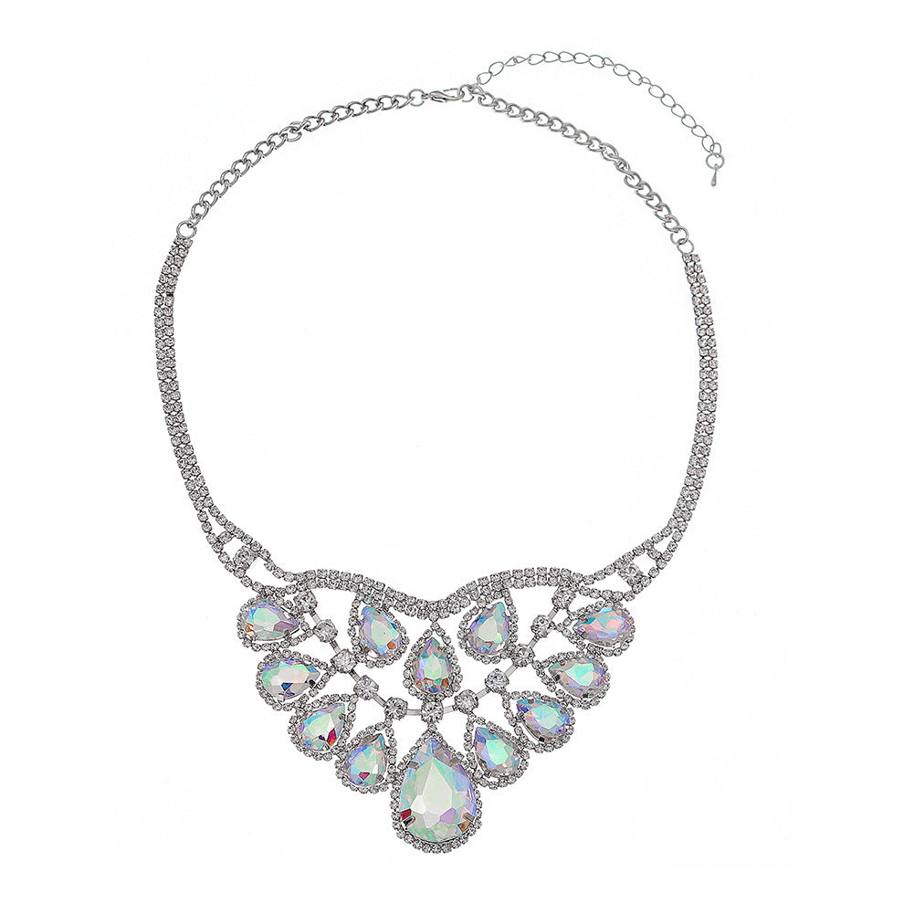 Luxury Bridal Jewelry Set with Pearl and Rhinestone for Weddings and Parties