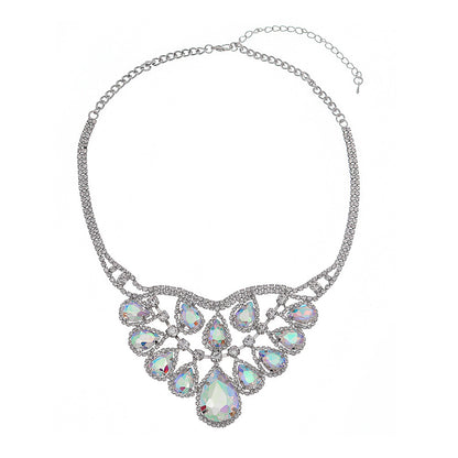 Luxury Bridal Jewelry Set with Pearl and Rhinestone for Weddings and Parties