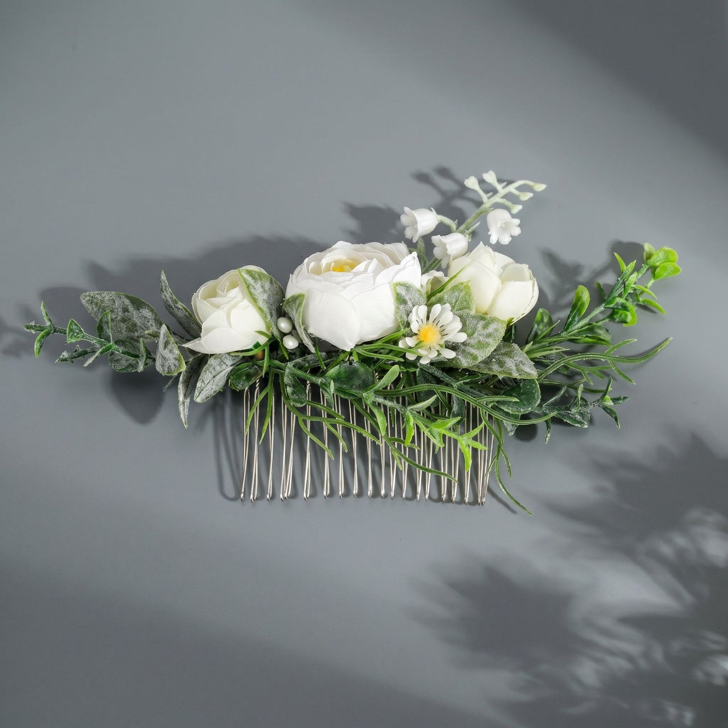 Floral Headband with Ribbons Handmade for Boho and Beach Photoshoots