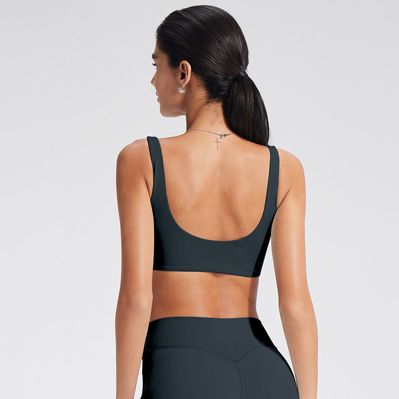 Seamless Sports Bra for Women - Adjustable Yoga Top