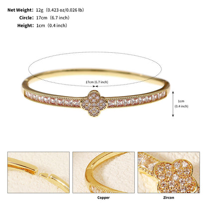Crystal Studded Open Cuff Bracelet Elegant Jewelry for Weddings and Parties