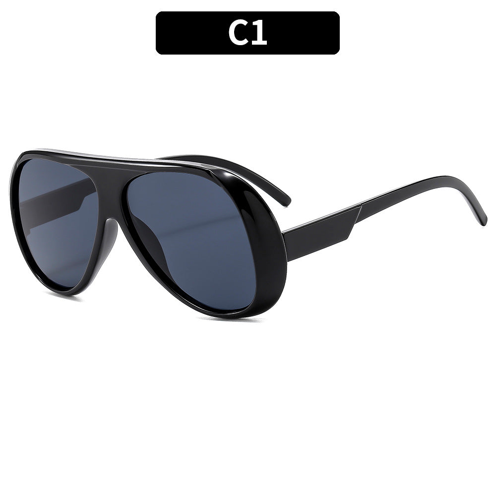 Trendy Large Frame Outdoor Cycling Sunglasses for Men and Women