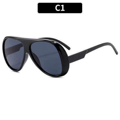Trendy Large Frame Outdoor Cycling Sunglasses for Men and Women