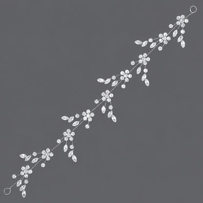 Elegant Floral Hairband with Rhinestones for Any Occasion