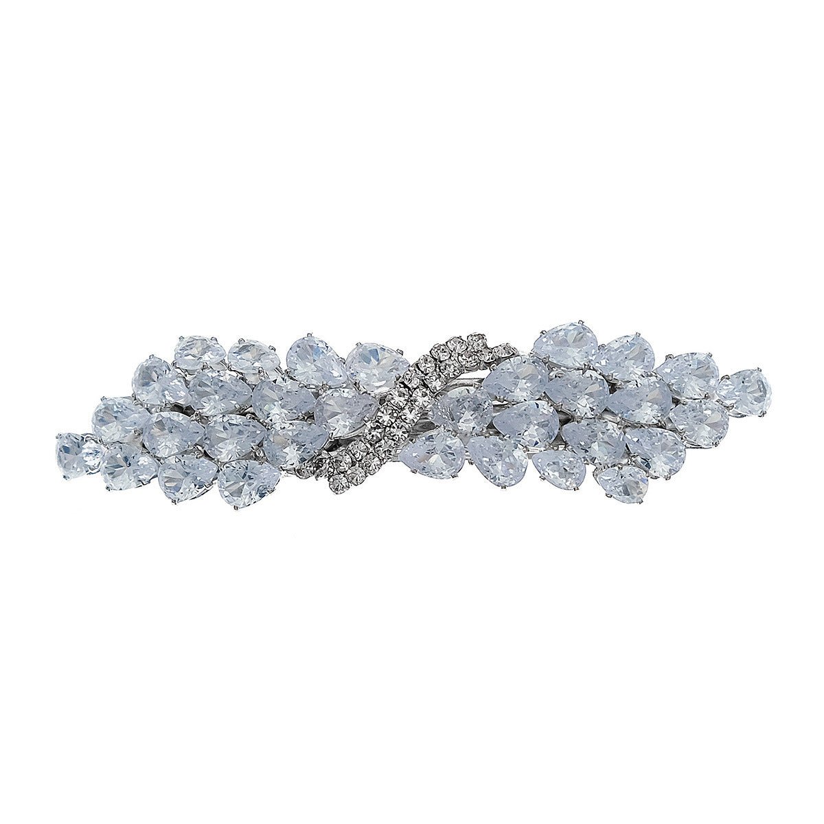 Elegant Flower Design Rhinestone Hair Clip For Women