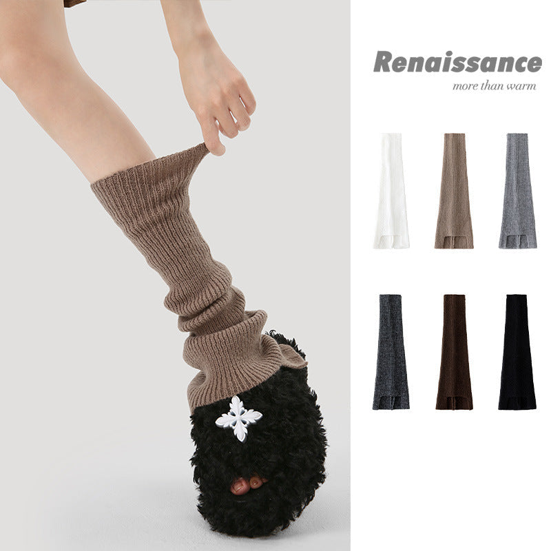 Renaissance Knit Calf Socks Acrylic Blend Layering