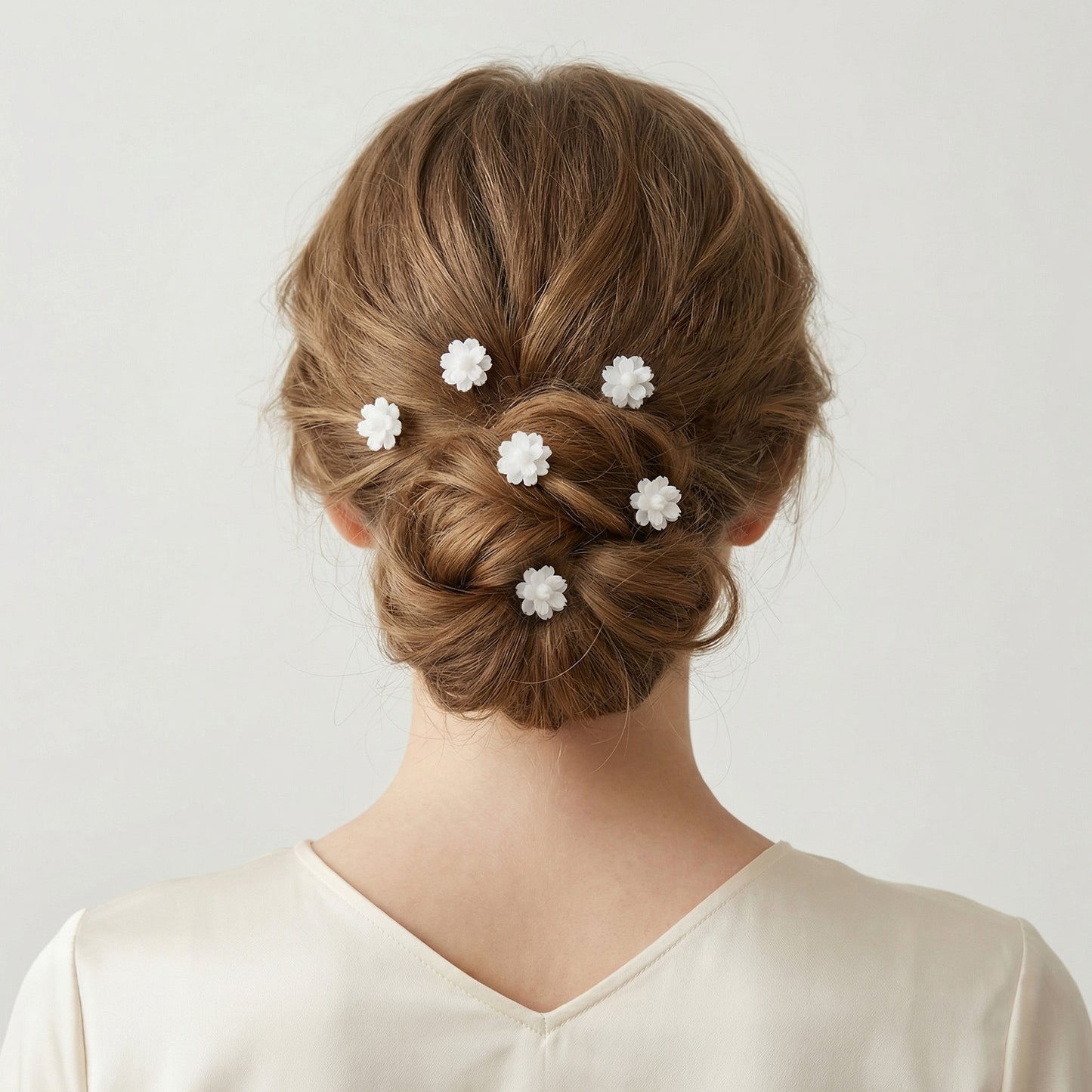 Handcrafted Pearl Hairpins With Rhinestones For Weddings