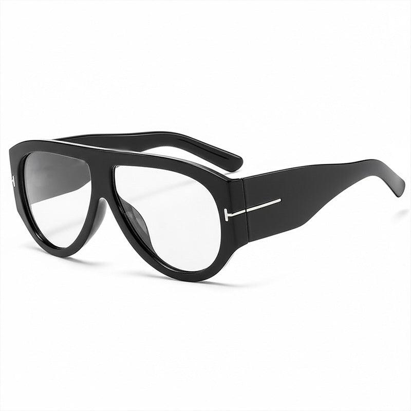 Fashionable Oversized T-Shaped Unisex UV400 Sunglasses