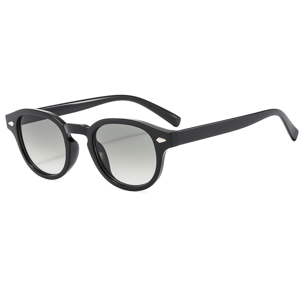 Retro Round Frame Sunglasses Stylish UV400 Protection