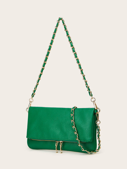 Fashionable High-Quality PU Mini Shoulder Chain Bag