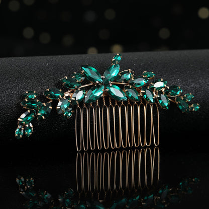 Minimalist Rhinestone Bridal Hair Comb Elegant Hairpiece