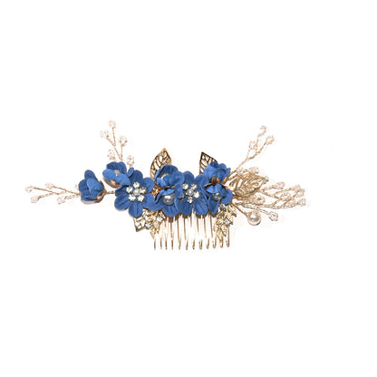 Floral Hair Combs Elegant Wedding Party Kids Accessory