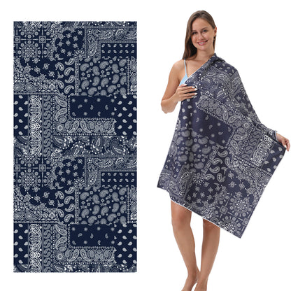 Custom Beach Towel Extra Large Microfiber Printed 100x180cm