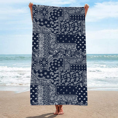 Printed Quick-Dry Microfiber Beach & Bath Towel